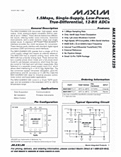 DataSheet MAX1224 pdf